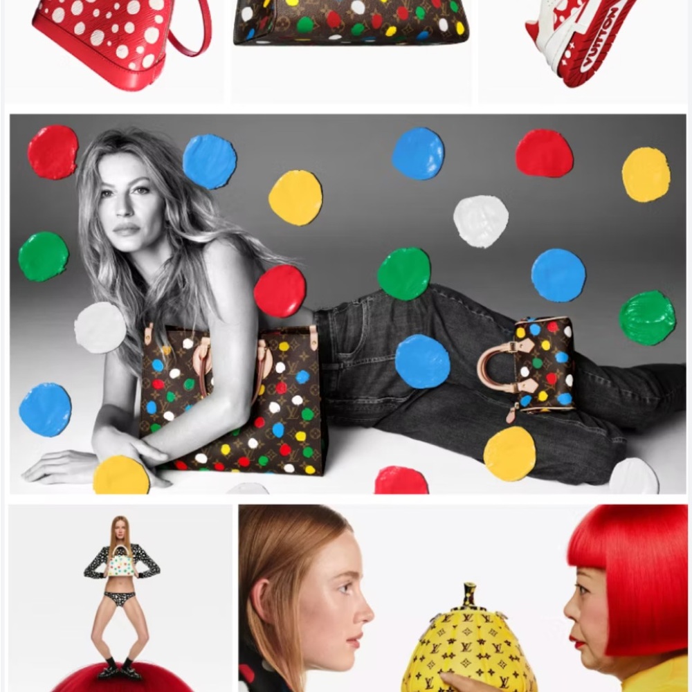 Louis Vuitton Sarah long snap wallet Painted Dot Yayogi Kusama cruise collection - Picture 13 of 14